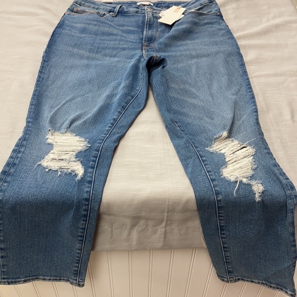 Good American good classic jeans distressed 15 - Picture 2 of 4